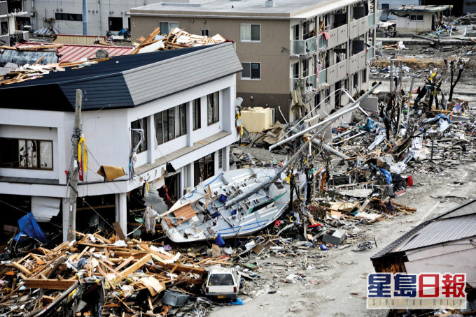 2011年日本東北發生9級大地震。美軍圖片