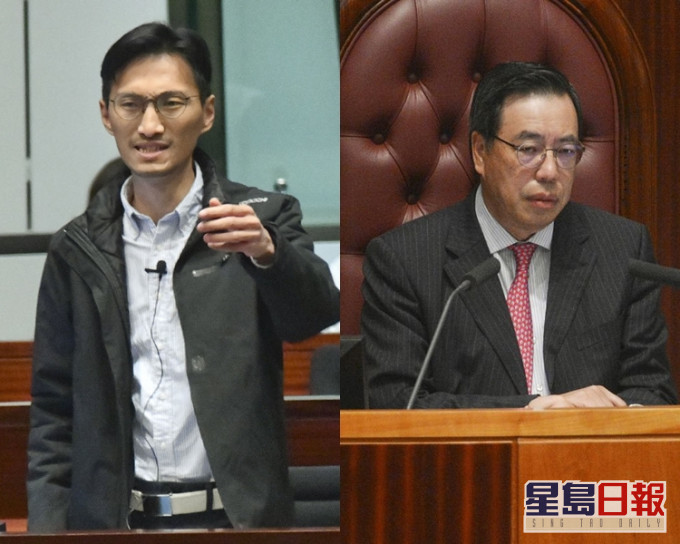 朱凱廸(左);梁君彥(右)。 資料圖片