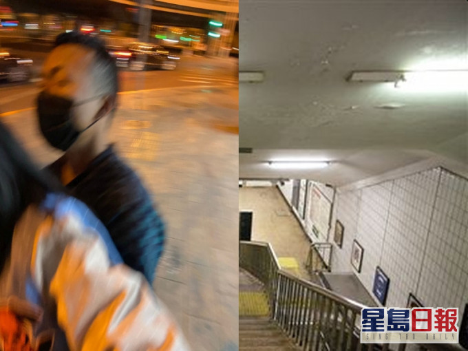 女子北京地鐵內遭陌生男子摟抱拉走。(網圖，示意圖)