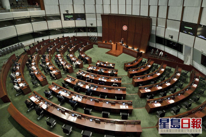 港府批評反中亂港勢力在立法會製造混亂、癱瘓特區政府運作,甚至勾結外部勢力損害香港的安全和利益。資料圖片