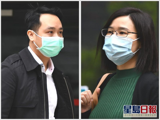 彭兆衡(左)及李佩珊(右)。