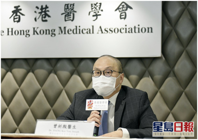 曾祈殷稱單看兩日數字難以斷定疫情是否回落。資料圖片
