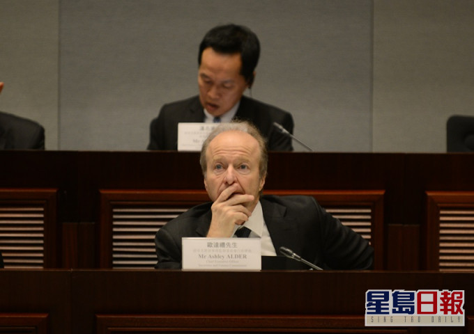 歐達禮相信美國制裁對香港影響輕微可控。資料圖片