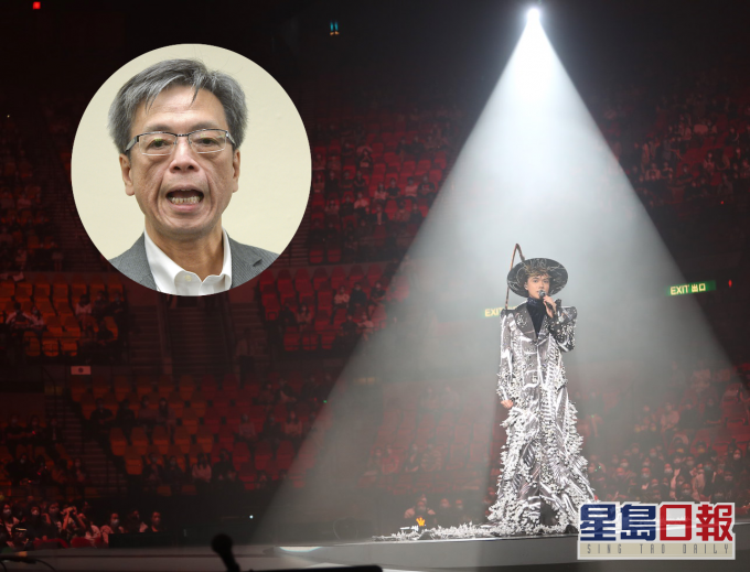 梁子超指,演唱會屬於大規模聚集,亦有群組爆發風險。資料圖片