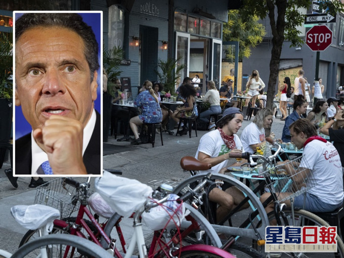 科莫表示不希望来自其他州份的人把病毒带入纽约。AP