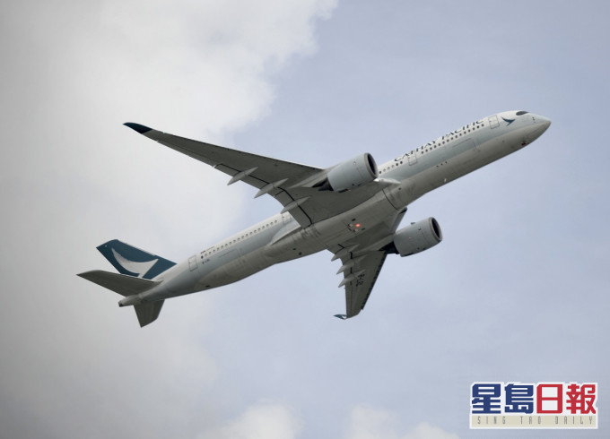 國泰航空公布,今年1月份載客3.04萬人次,按年跌99%。資料圖片