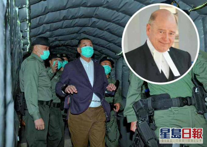 David Perry將擔任黎智英8.18非法集結案的主控官。資料圖片