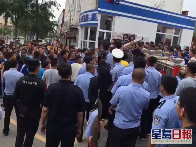 內蒙古通遼市爆發罷課反雙語教學。 網圖