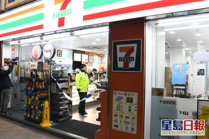 駱克道便利店遭打劫。