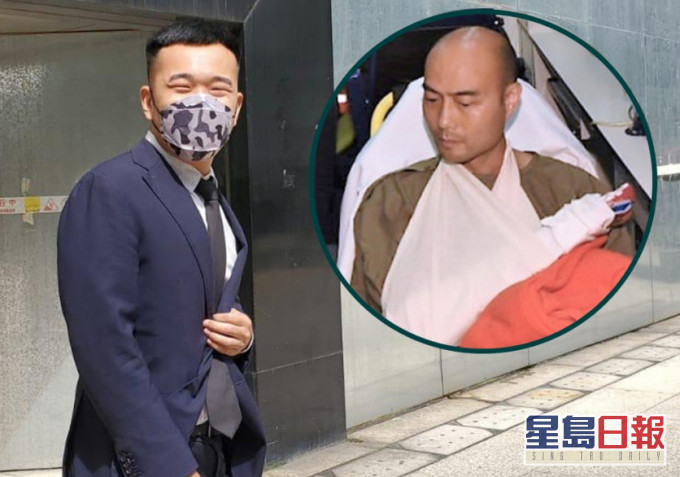 被告杜启华;小图为受伤警员。资料图片