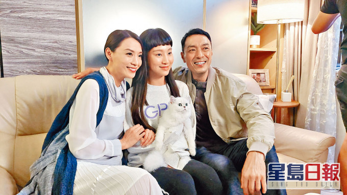 ■姜皓文和陳煒飾演Gigi的父母,讓她感覺好真實。