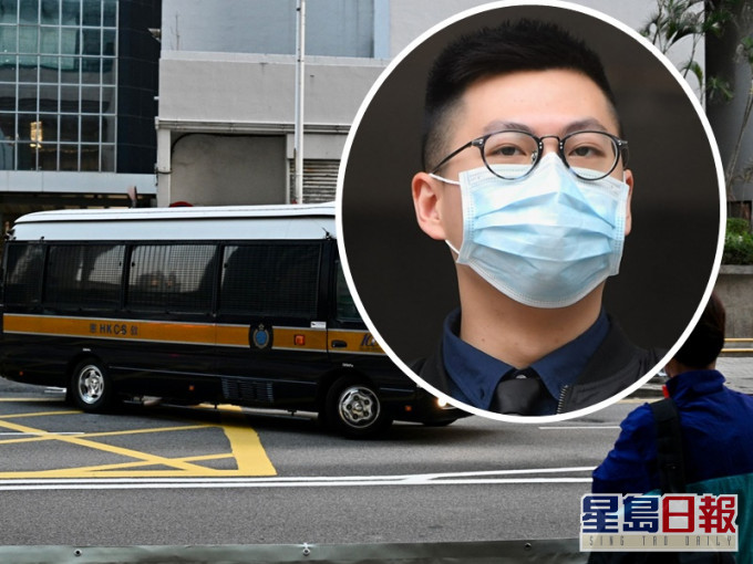 施朗穎由囚車押走