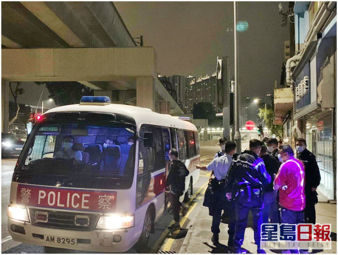 部分被捕人士。