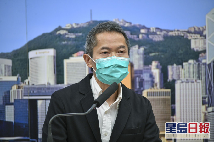 衞生防护中心总监黄加庆。 资料图片