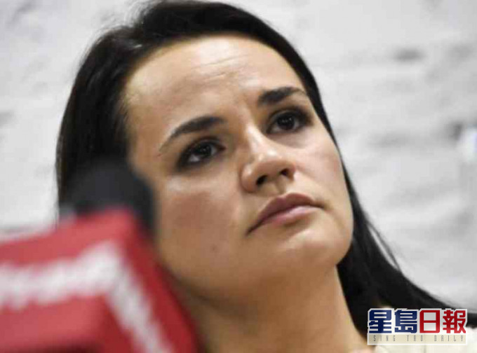 季哈諾夫斯卡婭呼籲白俄羅斯人民抗爭到底。AP