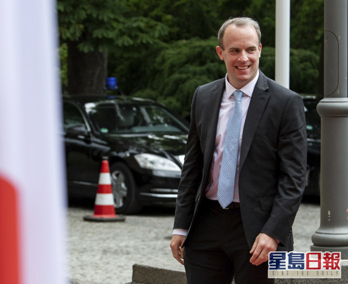 英國外相藍韜文。AP圖片