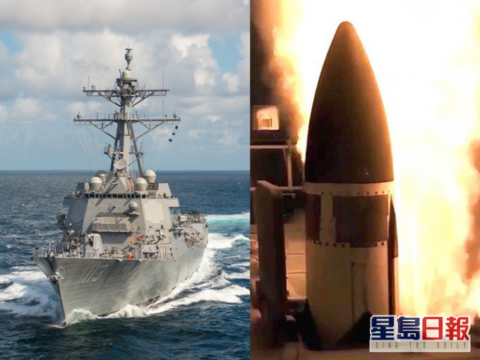 美國軍方首次在戰艦發射導彈，成功測試攔截一枚洲際導彈。
