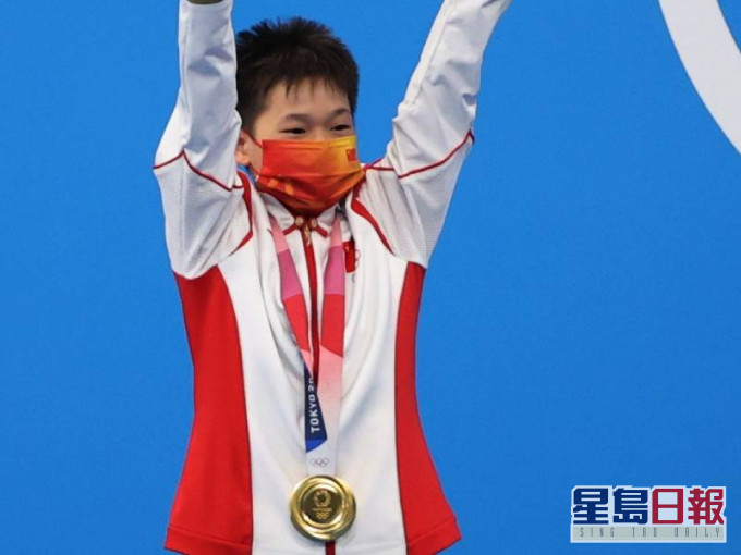 東京奧運上全紅嬋摘金而回,一戰成名。資料圖片
