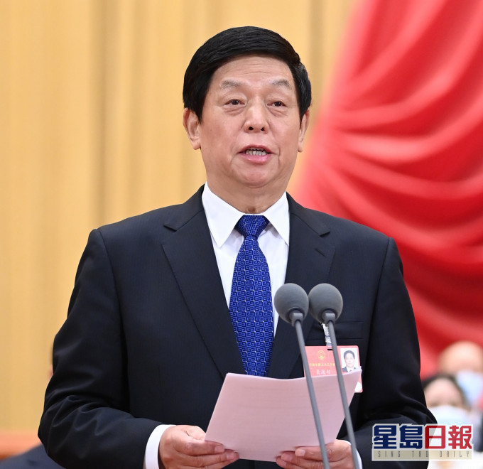 栗战书指国安法草案一定能够顺利完成立法。新华社资料图片