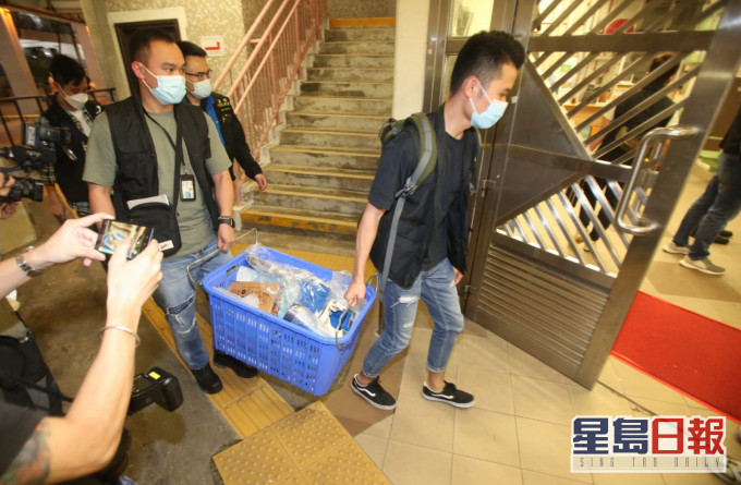 警方到場調查。