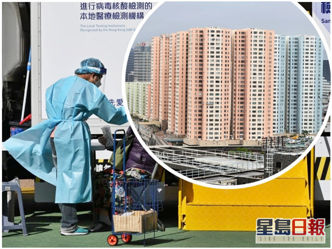 觀塘區單日多10宗個案,上榜屋苑包括位於九龍灣的德福花園(小圖)。資料圖片