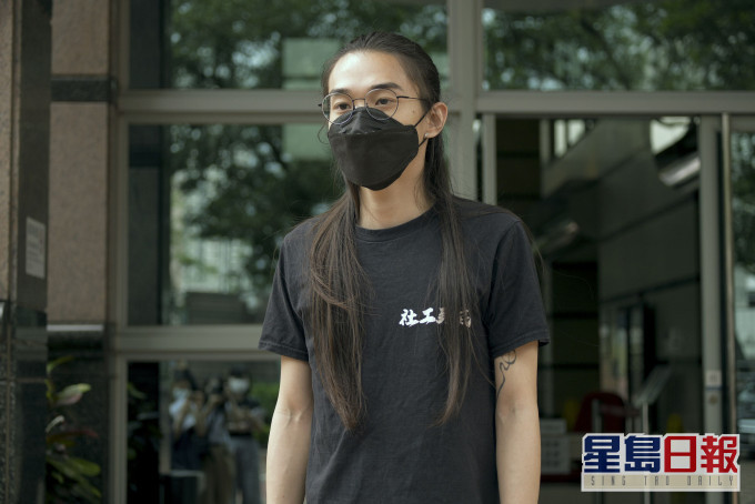 社工復興運動成員劉家棟涉去年「反修例」元朗遊行期間阻止警方推進被控阻差辦公。資料圖片