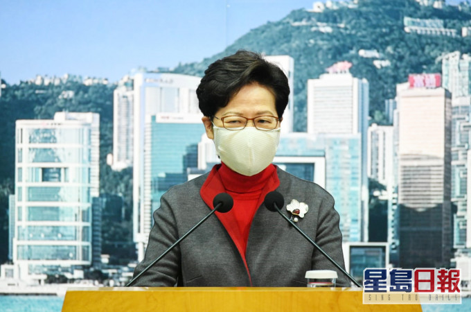 林郑月娥指封区强制检测非劳民伤财。