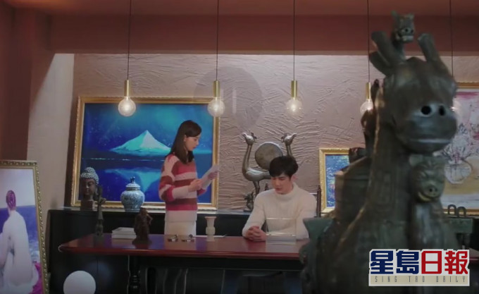 杭州有別墅屋主看劇集時才發現,大宅被擅用作拍劇集取景地。劇集截圖