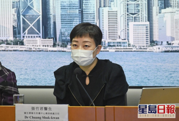 衞生防护中心传染病处主任张竹君指有诊所护士确诊。资料图片