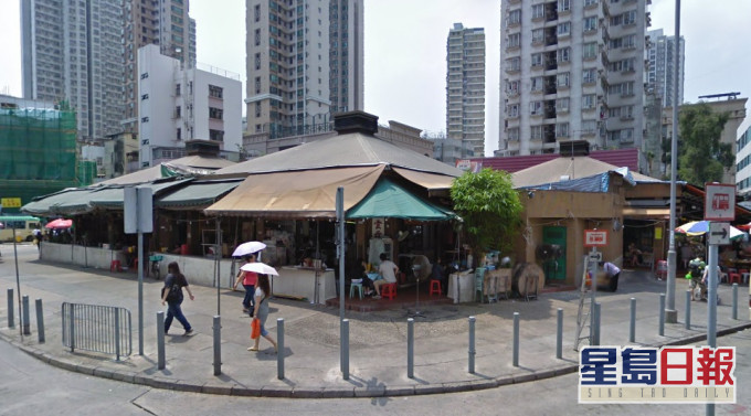 大棠道熟食街市 。Google截图
