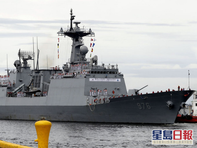南韓 「文武大王」號驅逐艦增19宗確診,感染率升至88%。AP圖片