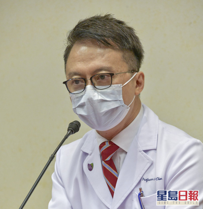 中大醫學院院長陳家亮。資料圖片
