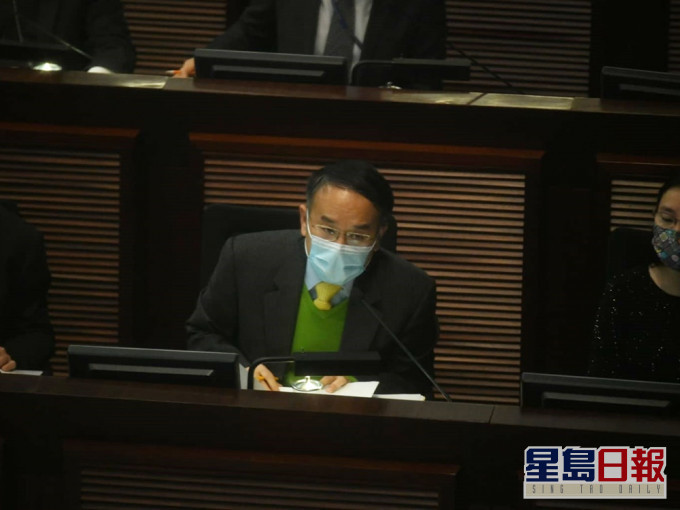財經事務及庫務局局長許正宇。