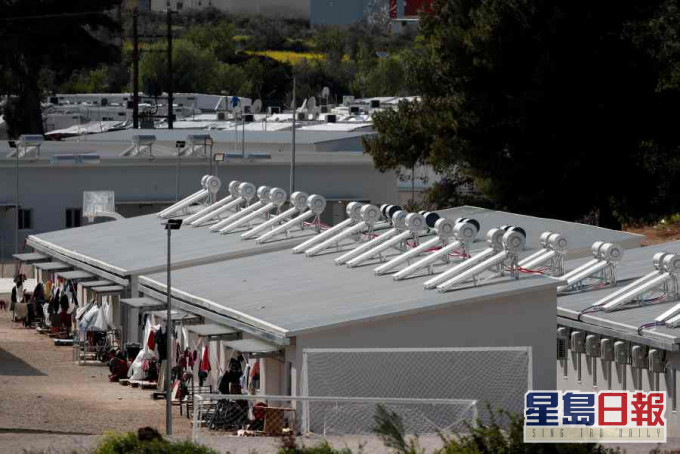 Ritsona难民营已有20人确诊。AP