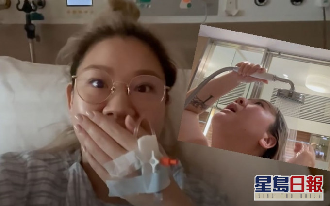 欣宜由入院到做完手術自述至出院回家沖涼洗頭都在影片中交代。
