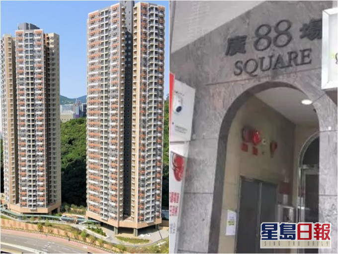 圖左為綠怡雅苑, 圖右為大埔88廣場