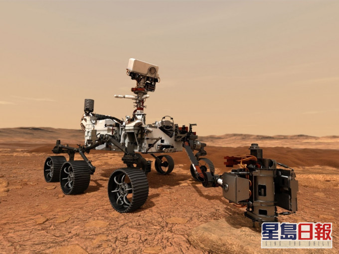 六輪火星探測車「毅力號」。AP圖片