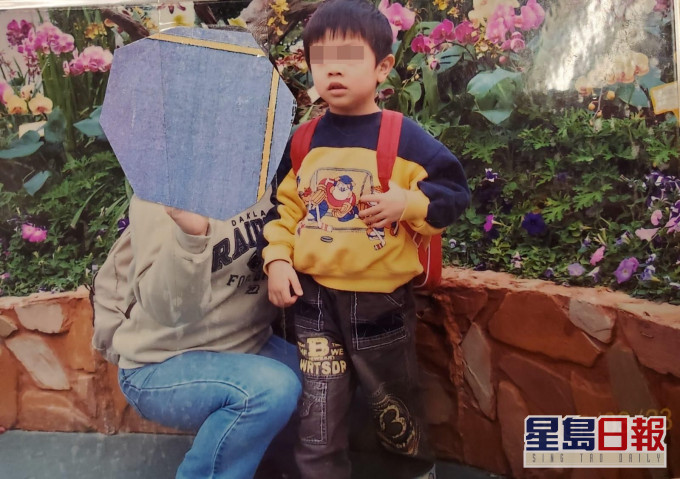 梁子駿小時候生活。子駿母親提供