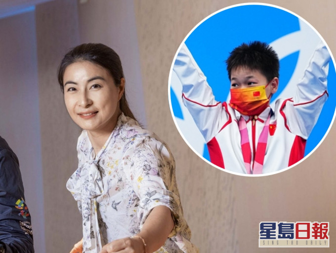 郭晶晶亦對全紅蟬表示「羨慕之情」。