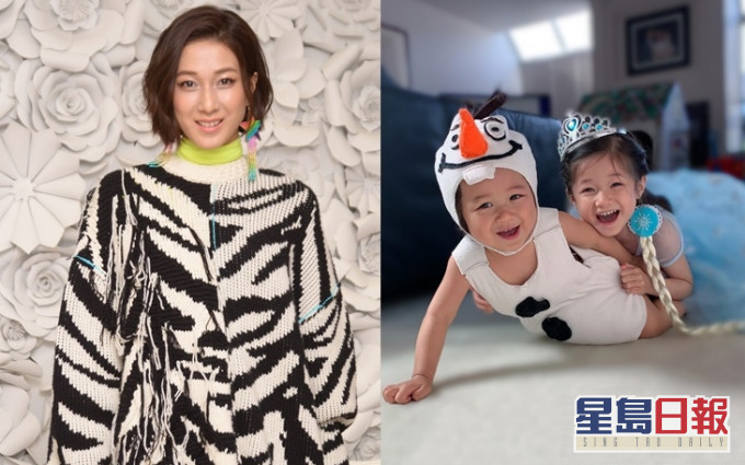 鍾嘉欣同一對子女分開3個多月實在太掛念,下次可能十年後才返香港。