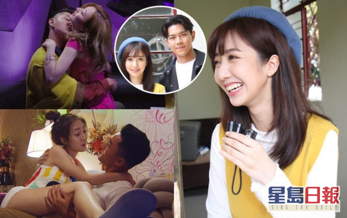 常於劇集中坐男星大髀的何依婷,於新劇《十月初五的月光》榮升女一後,終於有櫈坐喇!