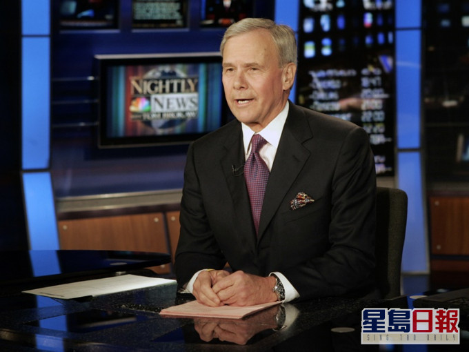 80歲的布羅考是NBC晚間新聞節目《Nightly News》的主播。AP