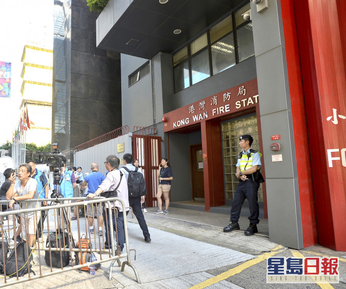 據知,該名消防人員駐守港灣消防局。資料圖片