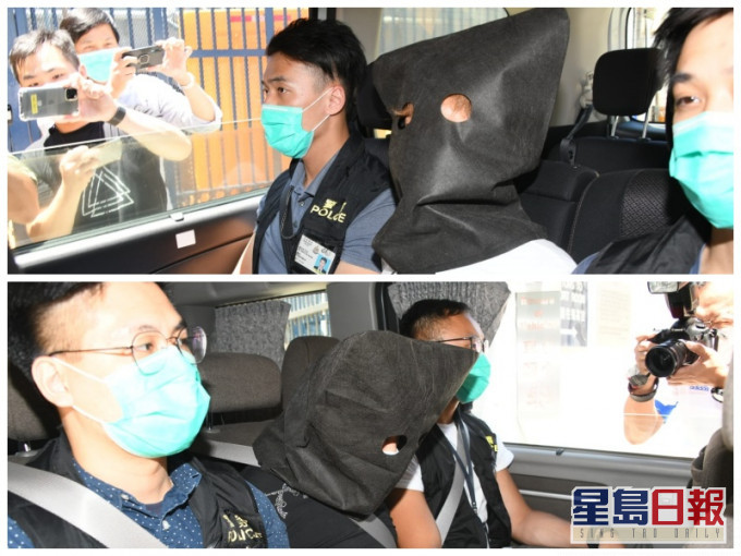 警方行動中拘捕3名男子。楊永亨攝