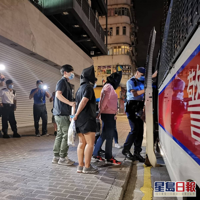警方拘捕23人。警方facebook圖片