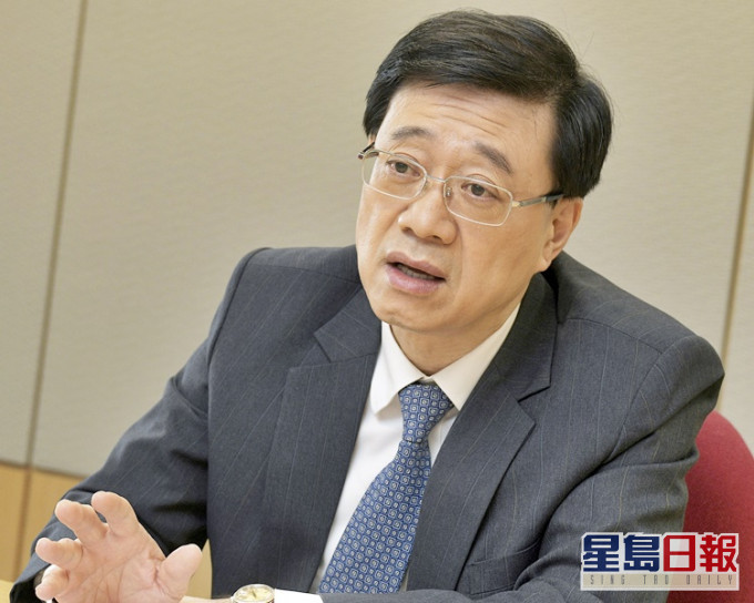 李家超重申任何人犯法,都要承擔法律責任。資料圖片