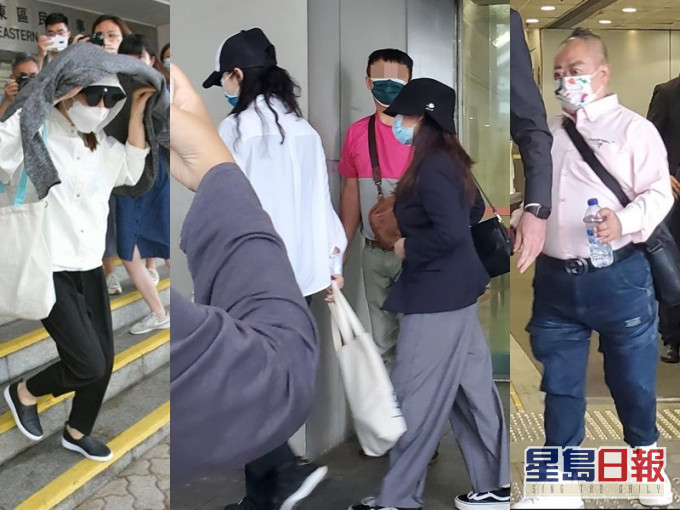 由左至右:張明芳、元秋香(白衣)、李亦晴(黑衣)及胡炳雄。陳子豪攝
