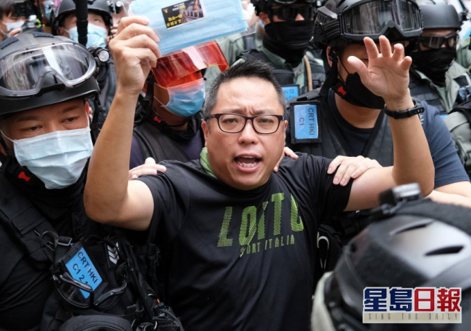 人民力量成員譚得志。資料圖片