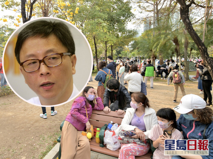 何栢良憂疫情反彈,籲市民復活節假勿「一窩蜂」外出。 資料圖片