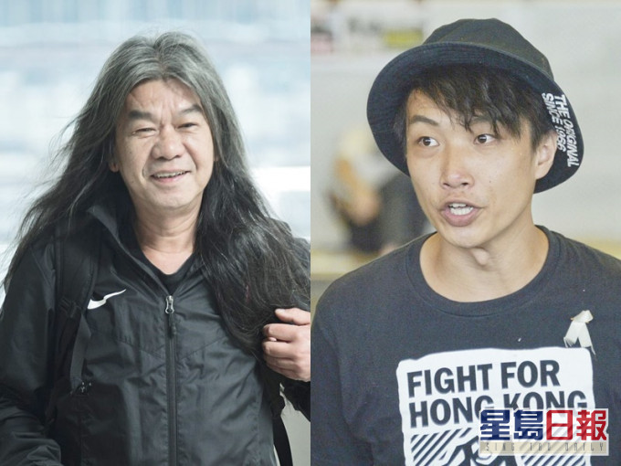 梁国雄(左)及岑子杰(右)宣布参与初选。资料图片